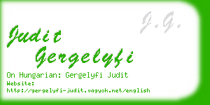 judit gergelyfi business card